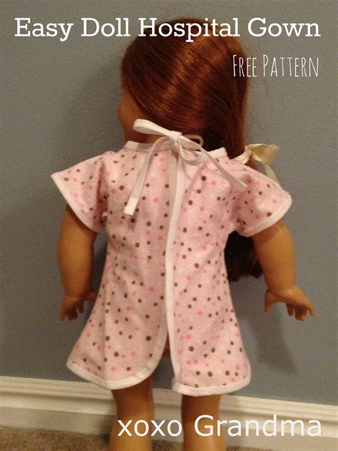 FREE Hospital Gown Sewing Pattern For 14″ And 18″ Dolls, 49% OFF