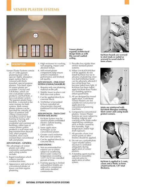 VENEER PLASTER SYSTEMS - Gypsum Today