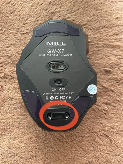 Мышка аккумуляторная iMice GW X7 с подзарядкой беспроводная игровая ...