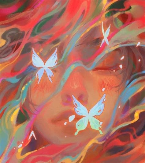 jennapinns vibrant art aesthetic profile picture colorful