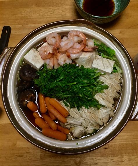 [Homemade] Japanese hot pot : food