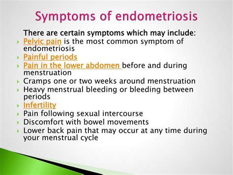 PPT - Endometriosis : Overview, Sign, Symptoms, Causes Diagnosis and