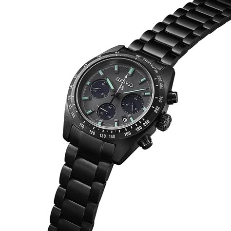 Seiko Prospex Black Series 'Night Speedtimer' Solar Chronograph 39mm