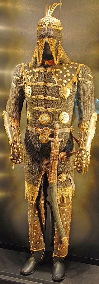 Ottoman Empire armor belonging to Sultan Mustafa III, decorated with ...