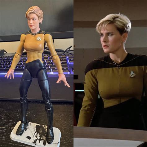 Completed my Tasha Yar custom figure : r/Treknobabble