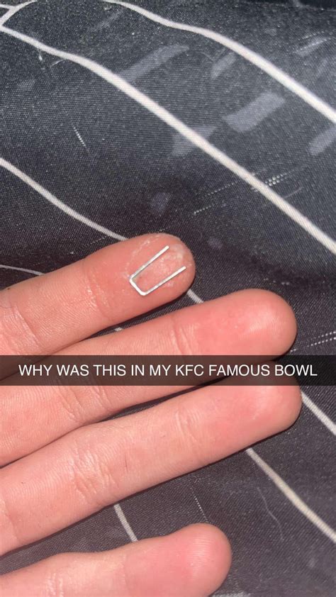 i found a staple in my kfc famous bowl : r/kfc