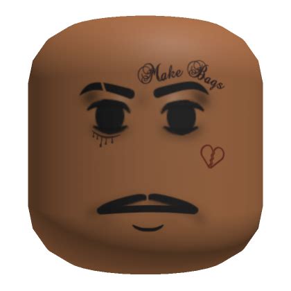 Visage sérieux avec Tats - Roblox