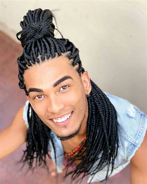 Cabelo Curto Tranças Masculinas Box Braids - Tranças masculinas: saiba como adotar as box braids! | Tranças de ...