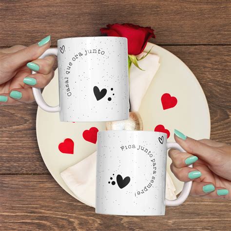 Arte Caneca Namorados - Arte Caneca Casal Minimalista Dia dos Namorados - Personalize Artes