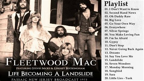 Fleetwood Mac Best Songs Forever Time | Fleetwood Mac Top 20 Best Songs ...