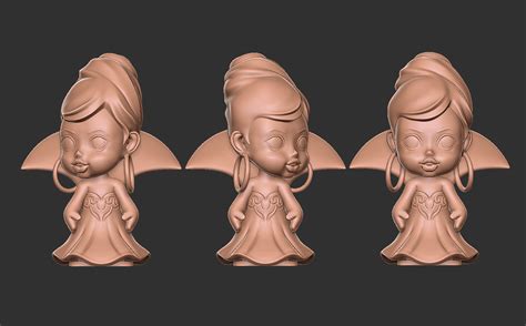 3D file cute little doll 🎨 ・3D printing design to download・Cults