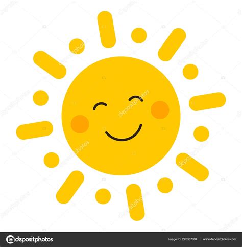 Schattige Lachende Zon Lachende Zon Vectors Download Gratis