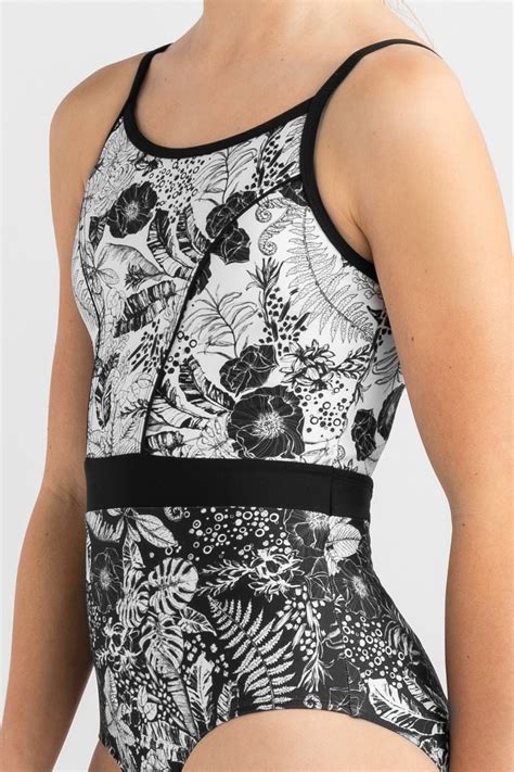 Finish Line Leotard | Black | Every Turn
