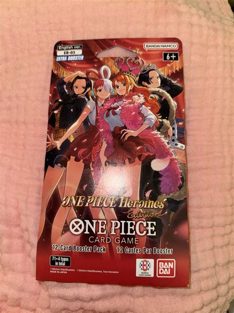 Bandai Namco One Piece Heroines EB-03 Extra Booster Pack English 12