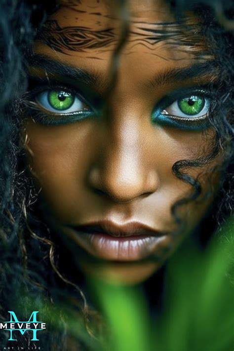 Green Eyes Ebony Porn