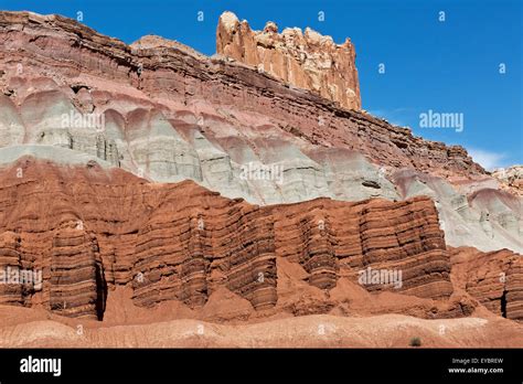Geology of capitol reef national park hi-res stock photography and ...