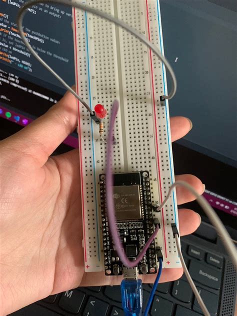 embedded systems projects project  touch sensor  esp internal