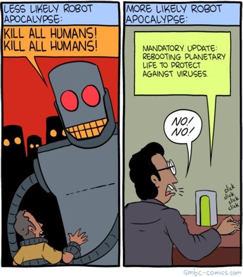 Robot Apocalypse | Nerdy humor, Funny pictures, Smbc comics