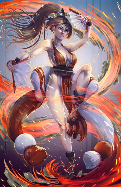 ArtStation - Mai Shiranui - fanart - The King of Fighters