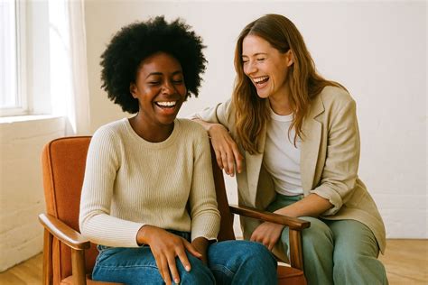 friends laughing  joyfully  photo rawpixel