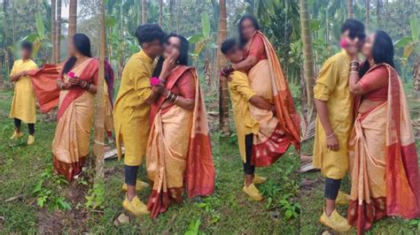 karnataka govt school headmistress suspended  romantic photoshoot