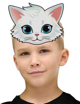 Карнавальная маска котенка из фетра детская m6077 купить в интернет ...