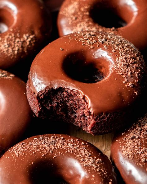 Chocolate Cake Donuts - In Bloom Bakery