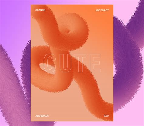 Poster Fluffy | Милый пушистый постер :: Behance