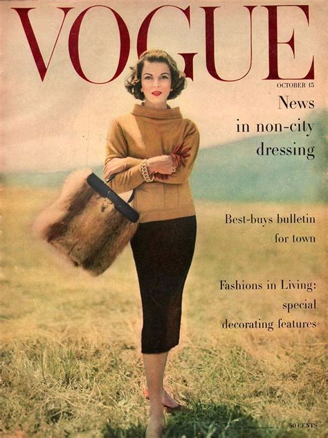 Vogue Magazine, 1956 | Vogue covers, Vogue magazine covers, Vintage
