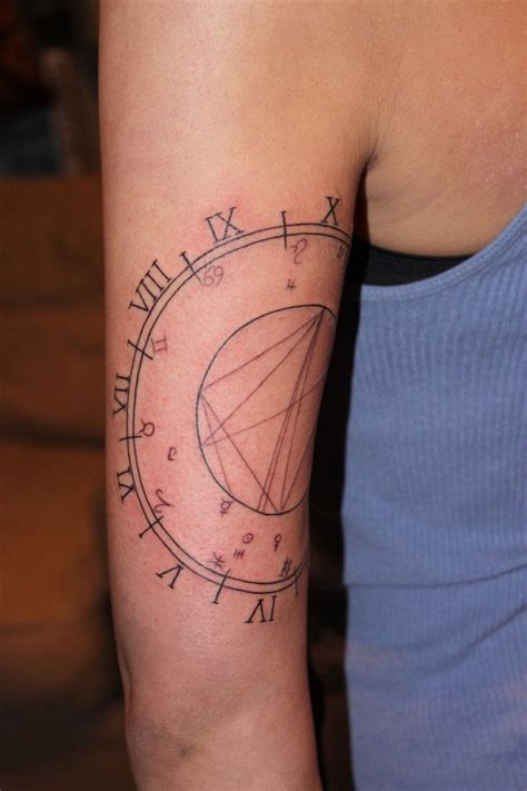 Astrology Star Chart Tattoo