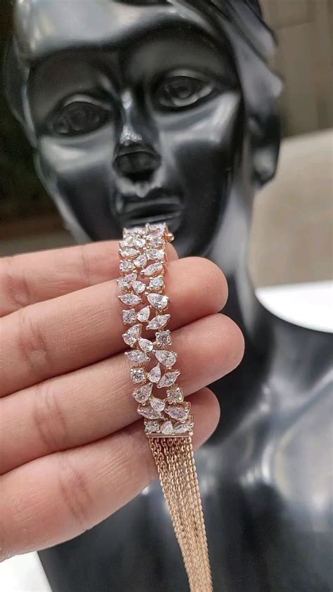 bansigold  instagram kt rosegold designer bracelet  woman