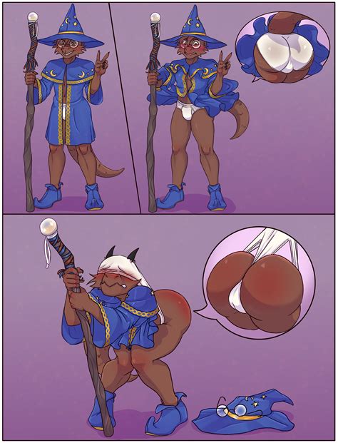 Rule 34 - 1boy anthro atomic wedgie big ass big butt brown body bubble ...