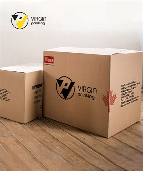 Logo Shipping Cardboard Boxes — VirginPackaging.com