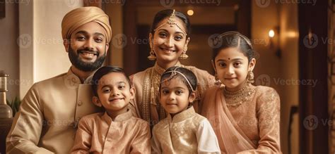 Indian Family Portrait