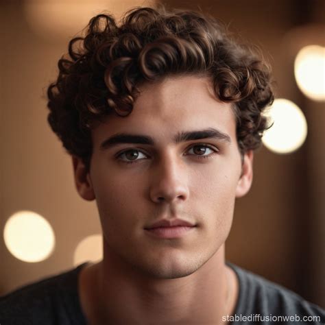 Young Man with Soft Feminine Features | Stable Diffusion Online