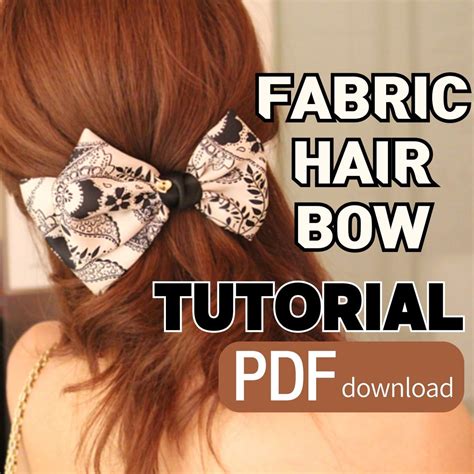 how to make a hair bow out of fabric