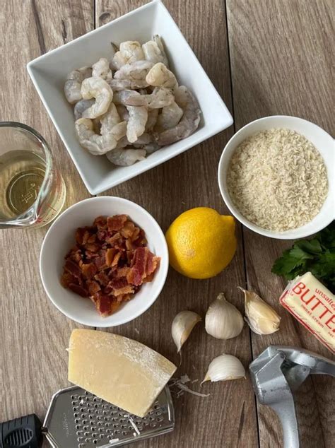 Panko Parmesan Baked Shrimp With Crumbled Bacon - joinmeinthekitchen.com