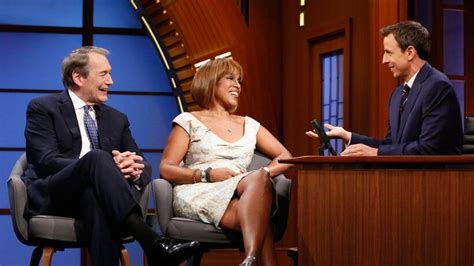 Watch Late Night with Seth Meyers Interview: Charlie Rose and Gayle ...
