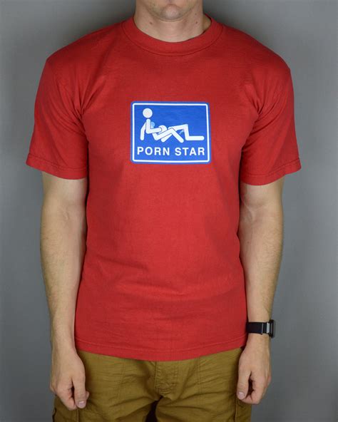 90sヴィンテージPORN STAR Tシャツ-