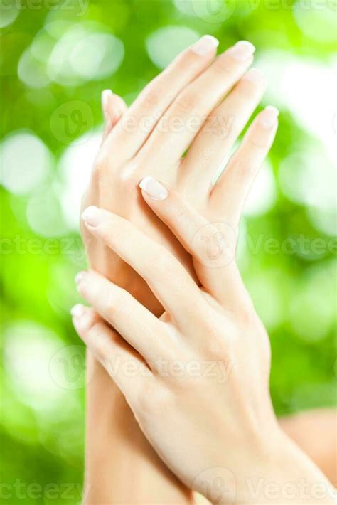 beautiful female hands  stock photo  vecteezy