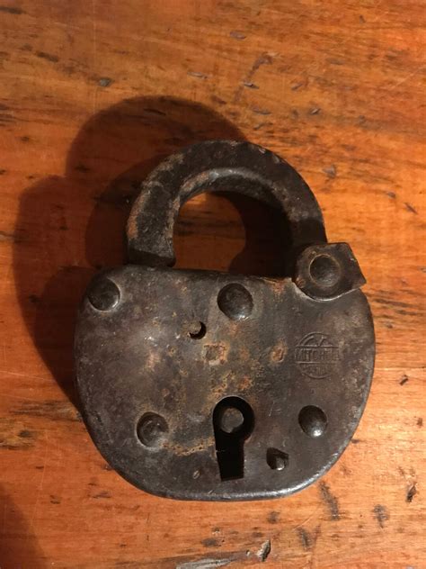 antique pad lock early  etsy