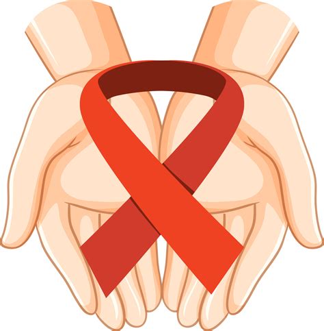 Red ribbon AIDS HIV symbol 11132632 Vector Art at Vecteezy