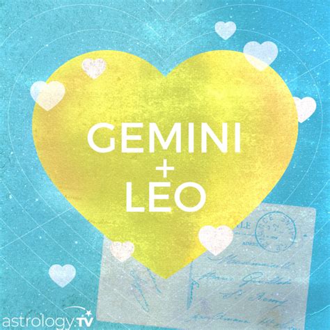 Gemini and Leo Compatibility - astrology.TV