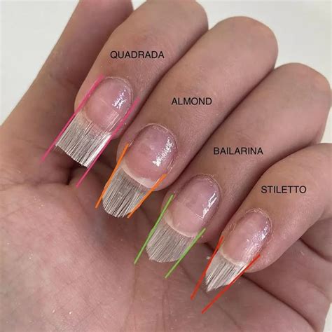 Modelos De Alongamento De Unhas - Alongamento de unhas | Tips de unha, Formas de unhas, Ferramentas de unhas