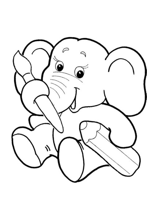 Desenhos Para Criançinhas De 3 Anos Pintar