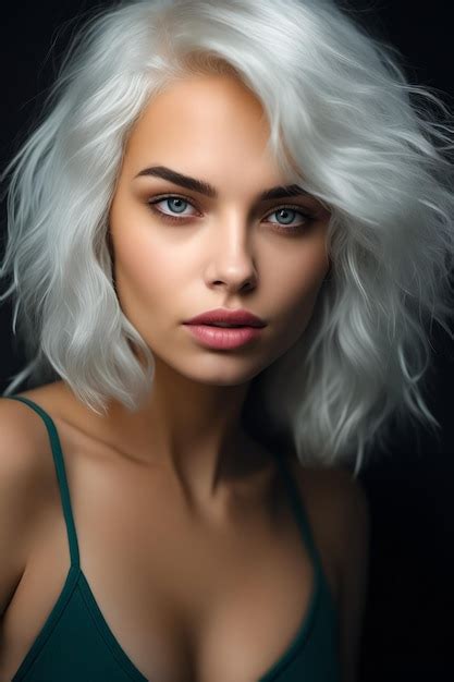 fine white hair pictures
