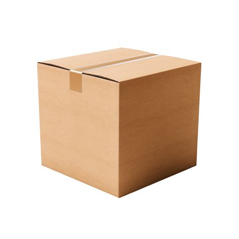 carton box isolated  transparent background  png