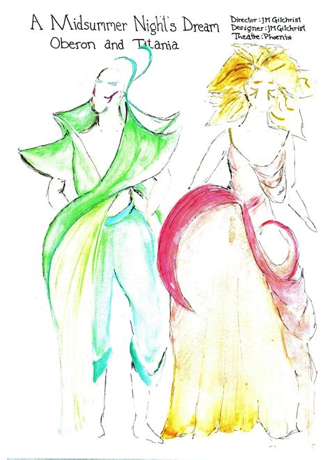 A Midsummer Night's Dream: Costume Designs by Jacqueline Gilchrist at
