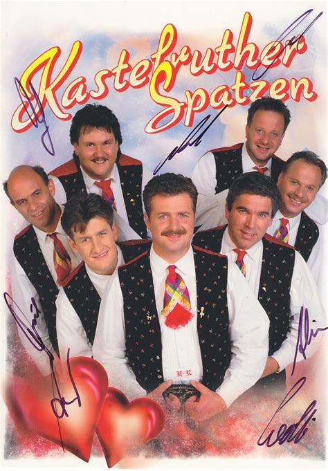 kastelruther spatzen  autogramme