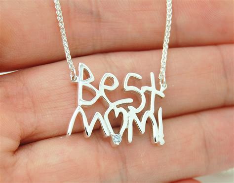 Mom Necklace Kids Name Necklace Birthday Gift for Wife Gift - Etsy